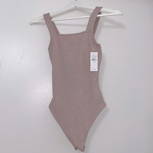 American Eagle soft knit Square Neck bodysuit